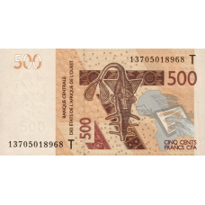 P819Tb Togo - 500 Francs Year 2013